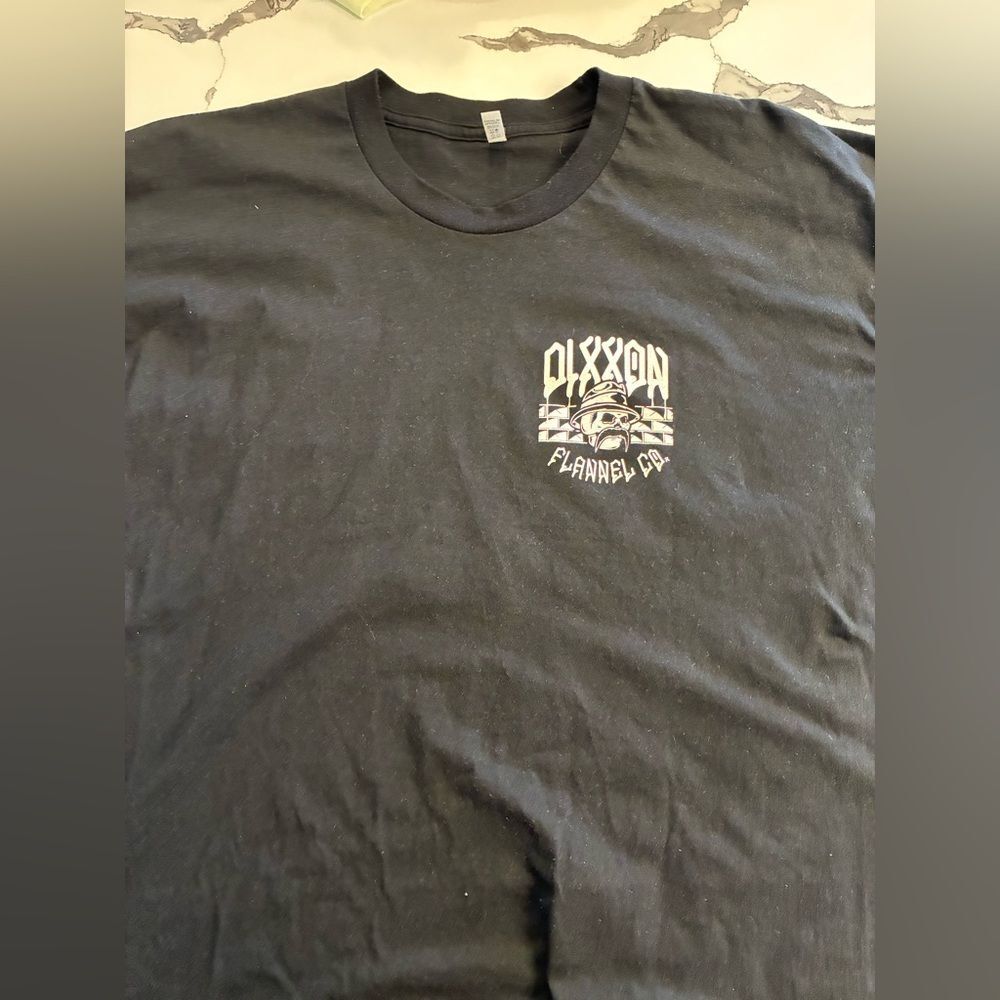 DIXXON Black Tee with Graphic Logo